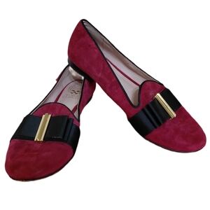 Vince Camuto Burgundy Suede Flats Size 8 M